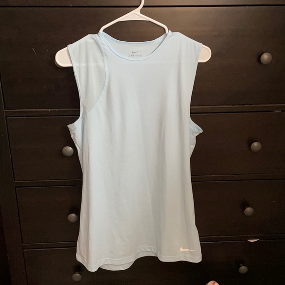 Tops - Nike light blue tank top